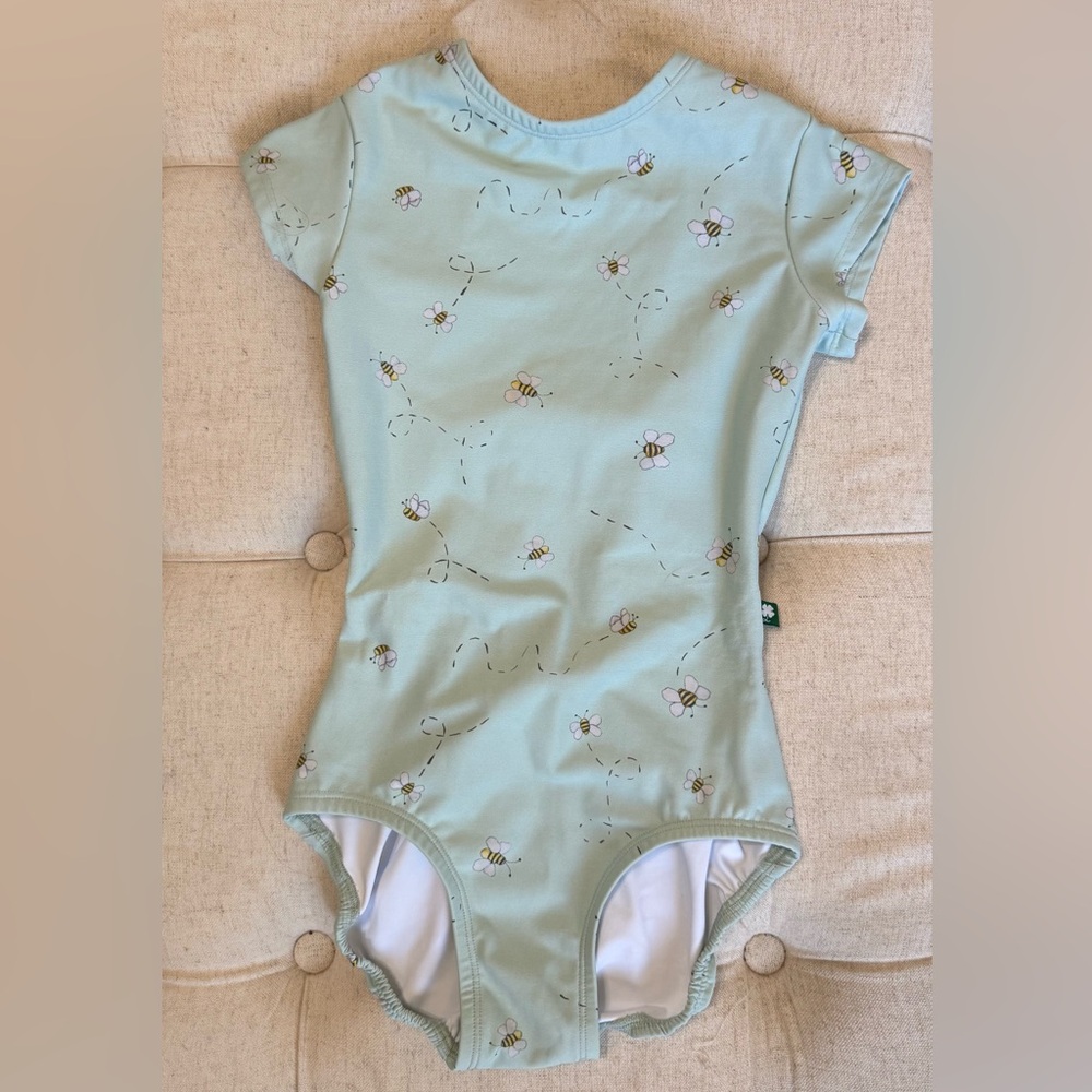 Luckyleo Buzzzzzz Cuff Sleeve Beau (Mint Green Bee Print)